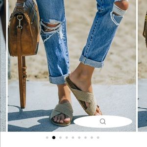 SODA Humid Jute Criss Cross Sandal 7.5 - n…